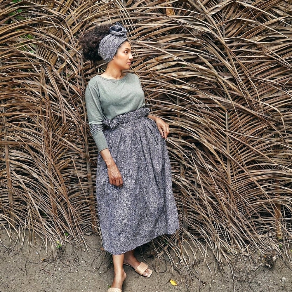 Hand Made Skirt with Matching Head Dress